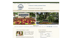 Desktop Screenshot of fishermanslandingapartments.com