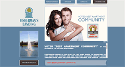 Desktop Screenshot of fishermanslandingapartments.net